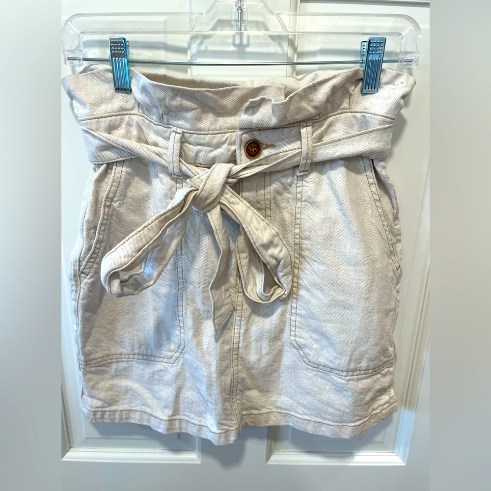Free People denim skirt